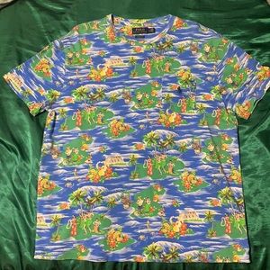 Polo T-Shirt Hawaii Theme